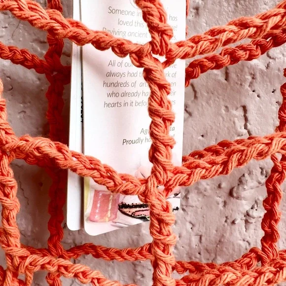 Agua Bendita Orange Net Swim Coverup - Picture 4 of 7